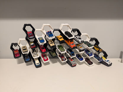 1:64 Modular Cars Rack 36 parts, 18 white, 18 black